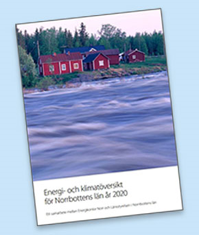 Bild av omslaget till Energi- och klimatöversikten för Norrbpttens län 2020