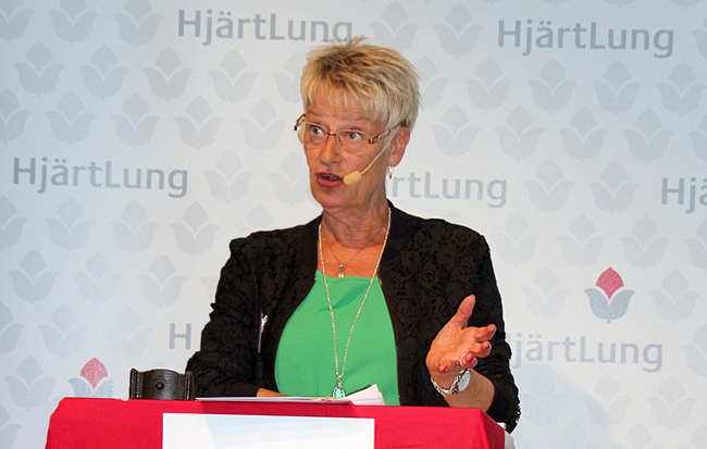 Ordförande Inger Ros