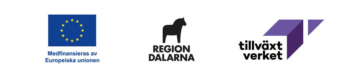 Dalarna Science Park finansieras av Eruf, Region Dalarna och Tillväxtverket