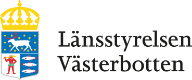 Logotyp Länsstyrelsen Västerbotten