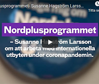 Film on the pademics impact on Nordplus in Swedish