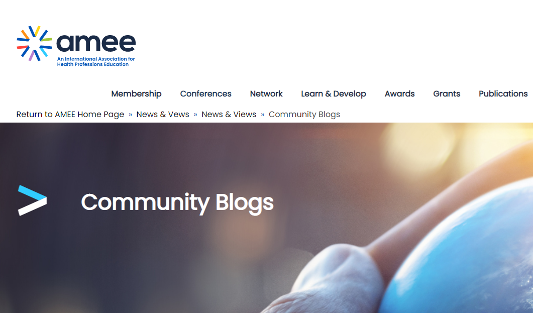 AMEE landingpage for blogs