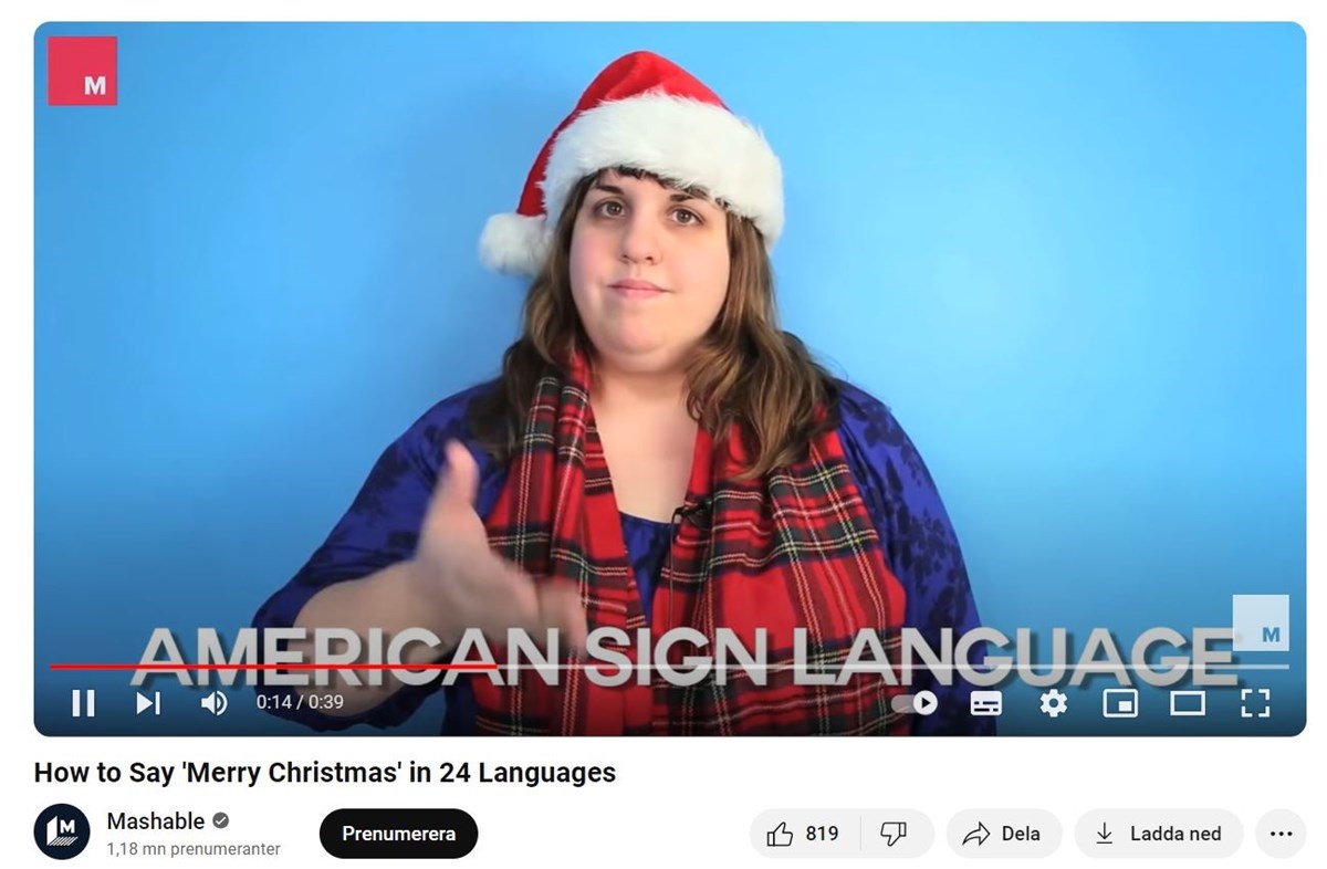 Merry Christmas in 24 languages
