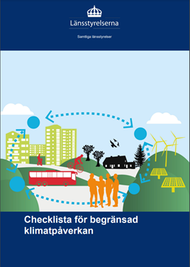 Framsida rapport Checklista för begränsad klimatpåverkan.