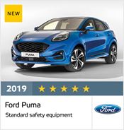 Ford Puma - Euro NCAP Results December 2019 - 5 stars