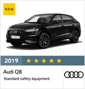 Audi Q8 - Euro NCAP Results December 2019 - 5 stars