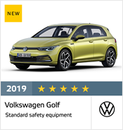 Volkswagen Golf - Euro NCAP Results December 2019 - 5 stars