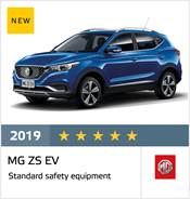 MG ZS EV - Euro NCAP Results December 2019 - 5 stars