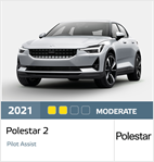 Polestar 2 - Euro NCAP Assisted Driving Results November 2021 - Moderate