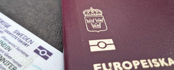 Bild på pass och nationellt id
