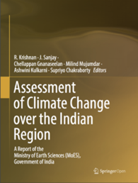 Front page of the book Assessment of Climate Change over the Indian 'Region