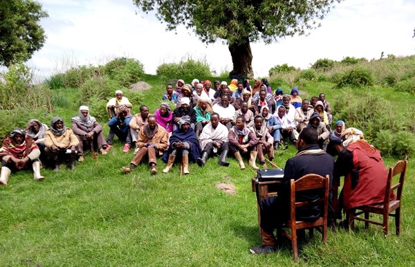 Forest user group in Ethiopia