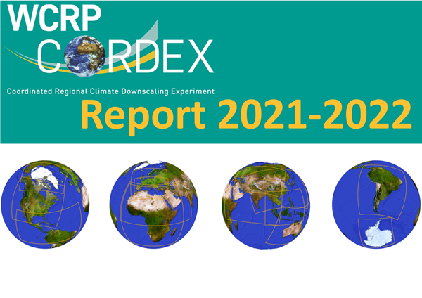 Logga för CORDEX report 2021-2022- Coordinated Regional Climate Downscaling Experiment